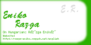 eniko razga business card